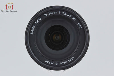 【中古】SIGMA シグマ 18-200mm f/3.5-6.3 DC ペンタックス用