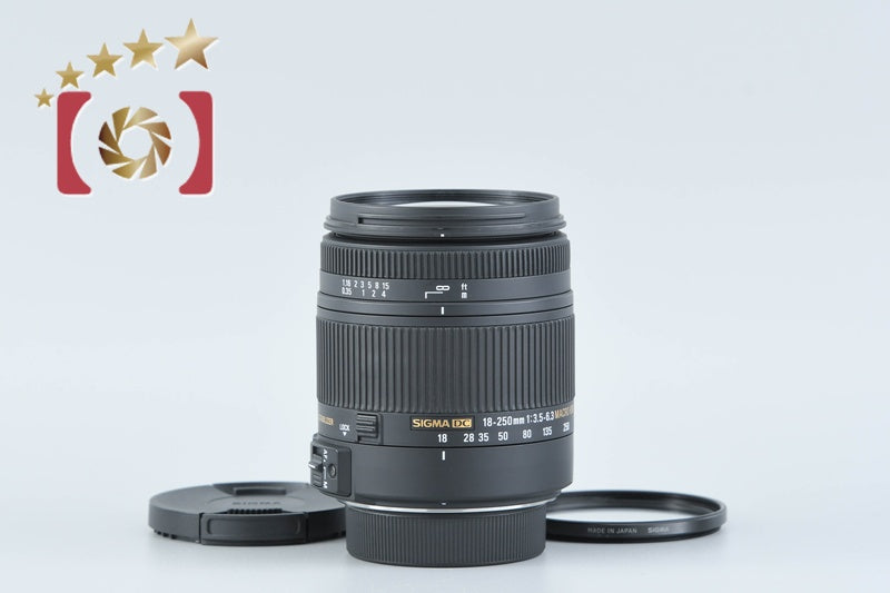 【中古】SIGMA シグマ 18-250mm f/3.5-6.3 DC MACRO OS HSM ニコン用