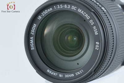 【中古】SIGMA シグマ 18-250mm f/3.5-6.3 DC MACRO OS HSM ニコン用