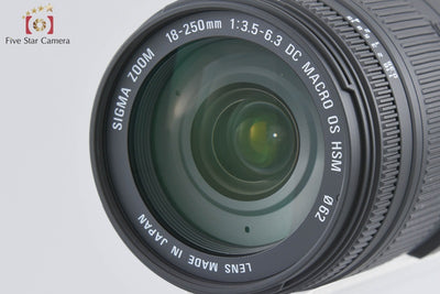 【中古】SIGMA シグマ 18-250mm f/3.5-6.3 DC MACRO OS HSM ニコン用 元箱付き