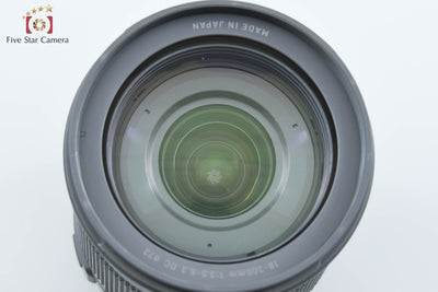 【中古】SIGMA シグマ 18-300mm f/3.5-6.3 DC MACRO OS HSM Contemporary ニコン用 元箱付き