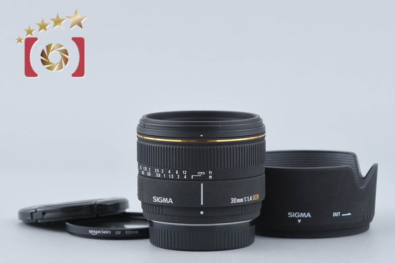 【中古】SIGMA シグマ 30mm f/1.4 EX DC ペンタックス用