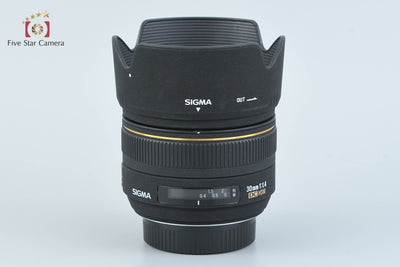 【中古】SIGMA シグマ 30mm f/1.4 EX DC HSM ニコン用
