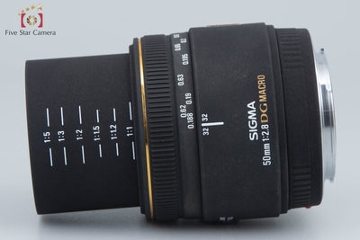 【中古】SIGMA シグマ 50mm f/2.8 EX DG MACRO ソニー Aマウント用