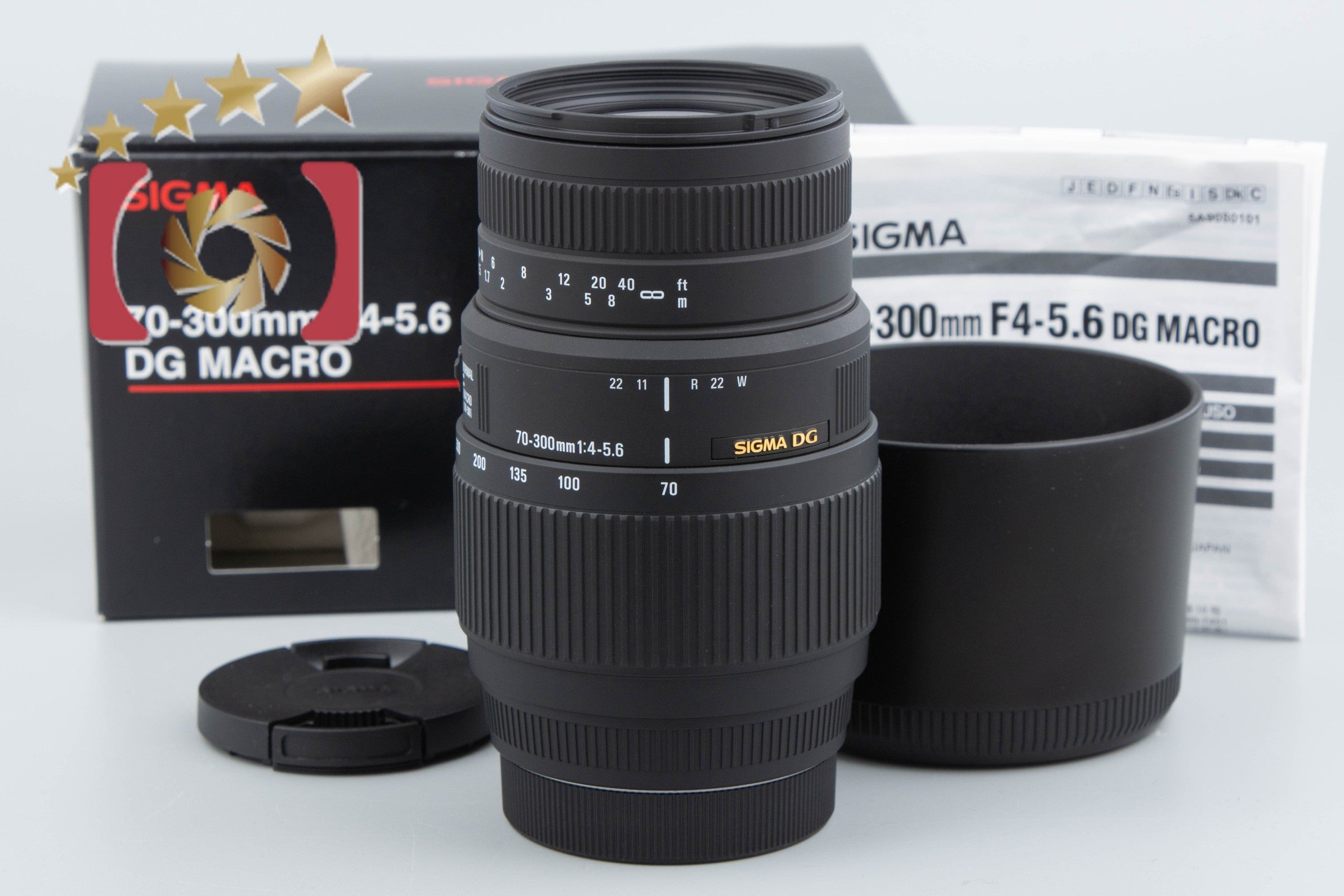 【中古】SIGMA シグマ 70-300mm f/4-5.6 DG MACRO ソニー・ミノルタ用 元箱付き