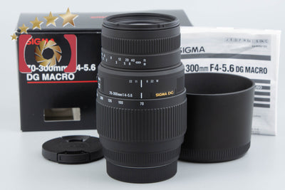 【中古】SIGMA シグマ 70-300mm f/4-5.6 DG MACRO ソニー・ミノルタ用 元箱付き