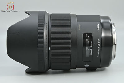 【中古】SIGMA シグマ Art 35mm f/1.4 DG HSM キヤノン用