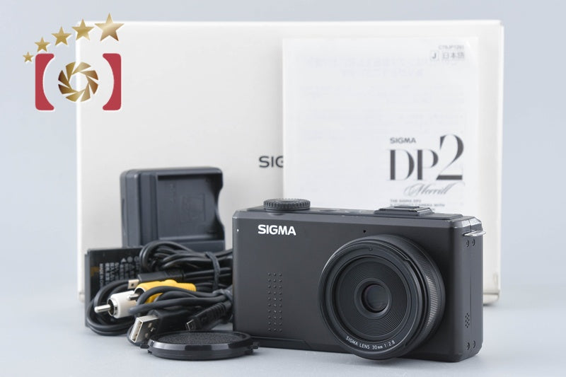 【中古】SIGMA シグマ DP2 Merrill コンパクトデジタルカメラ 元箱付き