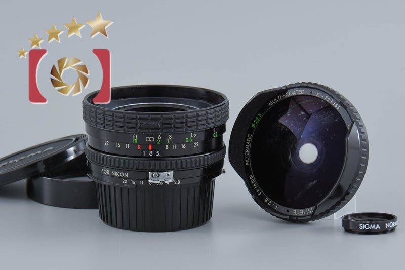 【中古】SIGMA シグマ FISHEYE 16mm f/2.8 FILTERMATIC MULTI-COATED ニコン用