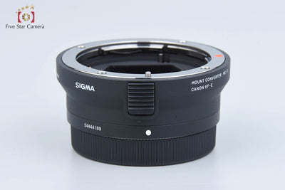 【中古】SIGMA シグマ マウントコンバーター MC-11 Canon EF-E用 Canon EF → ソニーEマウント