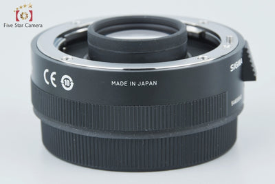 【中古】SIGMA シグマ TELE CONVERTER 1.4x TC-1401 キヤノン用