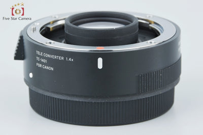 【中古】SIGMA シグマ TELE CONVERTER 1.4x TC-1401 キヤノン用