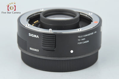【中古】SIGMA シグマ TELE CONVERTER 1.4x TC-1401 キャノン用