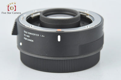 【中古】SIGMA シグマ TELE CONVERTER 1.4x TC-1401 キャノン用