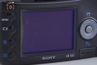 【中古】SONY ソニー α100 DSLR-A100 ブラック デジタル一眼レフカメラ