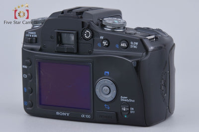 【中古】SONY ソニー α100 DSLR-A100 ブラック デジタル一眼レフカメラ