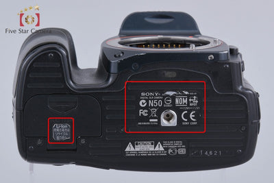 【中古】SONY ソニー α100 DSLR-A100 ブラック デジタル一眼レフカメラ