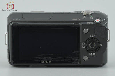 [Used] SONY α NEX-3 Black Mirrorless Interchangeable Lens Camera