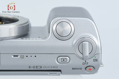 [Used] SONY Sony α NEX-5 Double Lens Kit Silver Shutter Count Very Low With Original Box