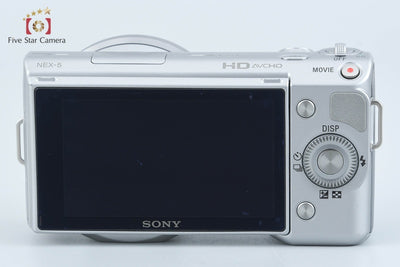 [Used] SONY Sony α NEX-5 Double Lens Kit Silver Shutter Count Very Low With Original Box
