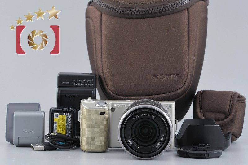 Used: SONY α NEX-5 Gold + E 18-55mm f/3.5-5.6 OSS SEL1855 Silver