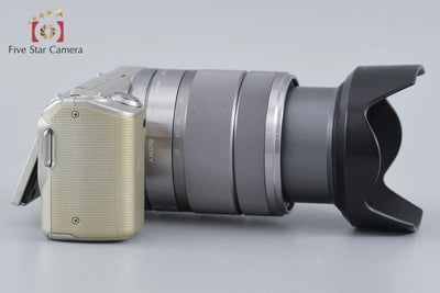 Used: SONY α NEX-5 Gold + E 18-55mm f/3.5-5.6 OSS SEL1855 Silver