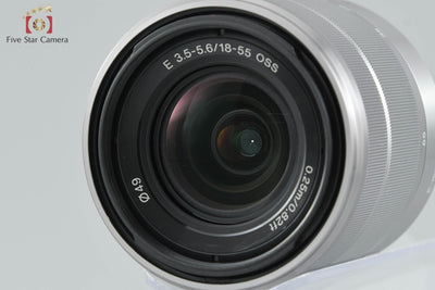 [Used] SONY α NEX-5 Double Zoom Lens Kit Silver