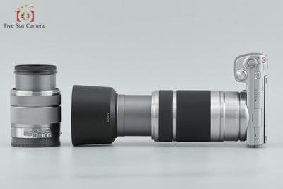 [Used] SONY α NEX-5 Double Zoom Lens Kit Silver