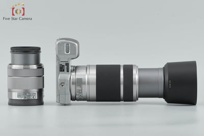 [Used] SONY α NEX-5 Double Zoom Lens Kit Silver