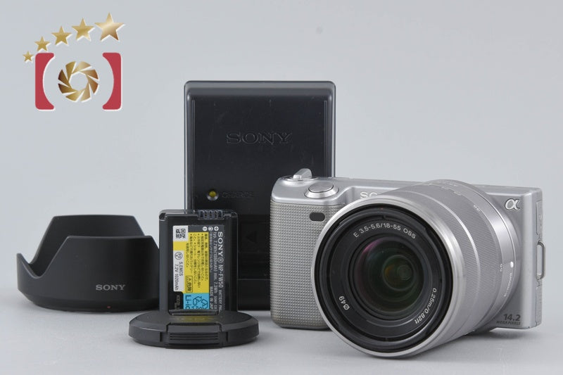 Used: SONY Sony α NEX-5 Zoom Lens Kit Silver