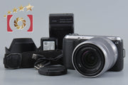 【中古】SONY ソニー α NEX-C3 ズームレンズキット ブラック シャッター回数僅少