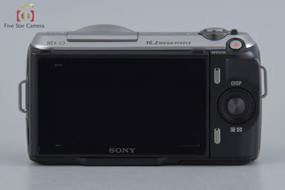 【中古】SONY ソニー α NEX-C3 ズームレンズキット ブラック シャッター回数僅少