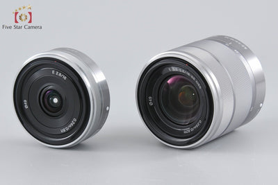 [Used] SONY Sony α NEX-C3 Double Lens Kit Silver - Low Shutter Count