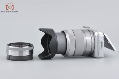 [Used] SONY Sony α NEX-C3 Double Lens Kit Silver - Low Shutter Count
