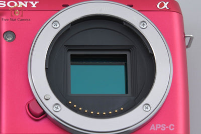 [Used] SONY α NEX-F3 Double Zoom Lens Kit Pink - Low Shutter Count