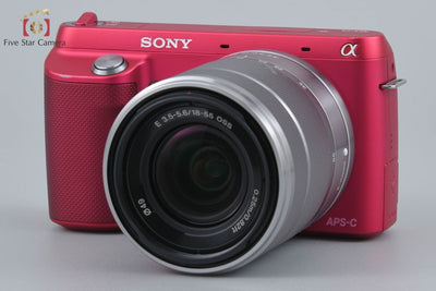 [Used] SONY α NEX-F3 Double Zoom Lens Kit Pink - Low Shutter Count