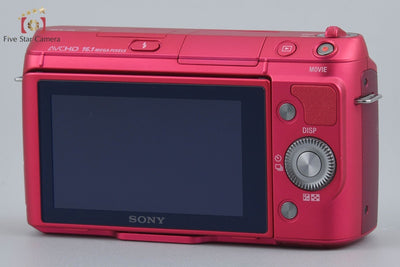 [Used] SONY α NEX-F3 Double Zoom Lens Kit Pink - Low Shutter Count
