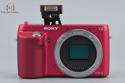 [Used] SONY α NEX-F3 Double Zoom Lens Kit Pink - Low Shutter Count