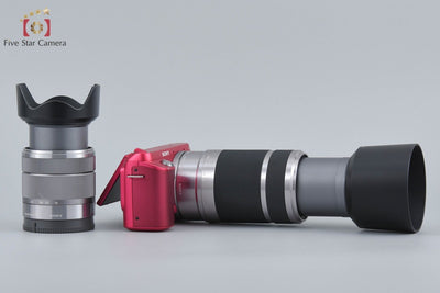 [Used] SONY α NEX-F3 Double Zoom Lens Kit Pink - Low Shutter Count