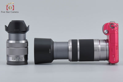 [Used] SONY α NEX-F3 Double Zoom Lens Kit Pink - Low Shutter Count