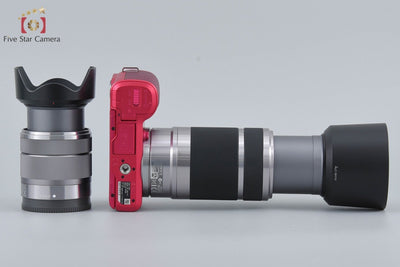 [Used] SONY α NEX-F3 Double Zoom Lens Kit Pink - Low Shutter Count