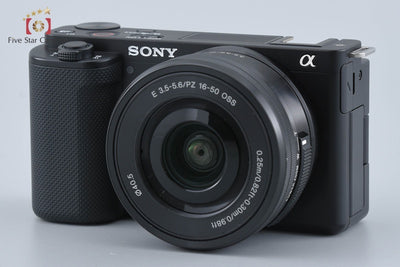 Used: Sony α VLOGCAM ZV-E10Y Double Zoom Lens Kit Black, Low Shutter Count, With Original Box
