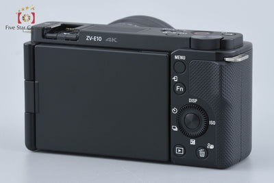 Used: Sony α VLOGCAM ZV-E10Y Double Zoom Lens Kit Black, Low Shutter Count, With Original Box