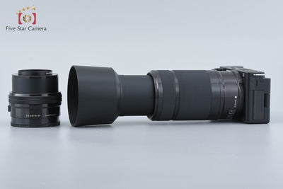 Used: Sony α VLOGCAM ZV-E10Y Double Zoom Lens Kit Black, Low Shutter Count, With Original Box