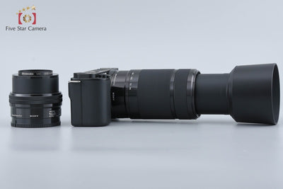 Used: Sony α VLOGCAM ZV-E10Y Double Zoom Lens Kit Black, Low Shutter Count, With Original Box