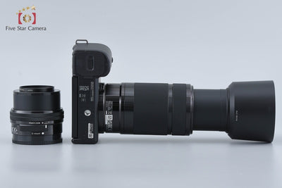 Used: Sony α VLOGCAM ZV-E10Y Double Zoom Lens Kit Black, Low Shutter Count, With Original Box