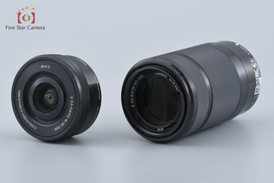 Used: Sony α VLOGCAM ZV-E10Y Double Zoom Lens Kit Black, Low Shutter Count, With Original Box