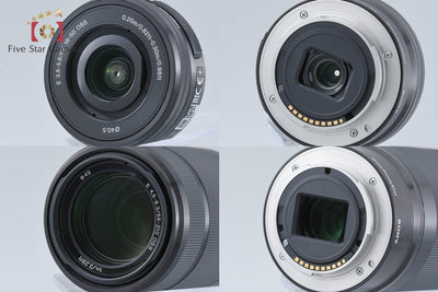 Used: Sony α VLOGCAM ZV-E10Y Double Zoom Lens Kit Black, Low Shutter Count, With Original Box