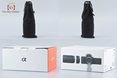 Used: Sony α VLOGCAM ZV-E10Y Double Zoom Lens Kit Black, Low Shutter Count, With Original Box