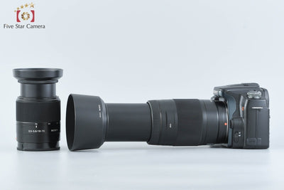 [Used] SONY α100 DSLR-A100W Double Zoom Lens Kit Black